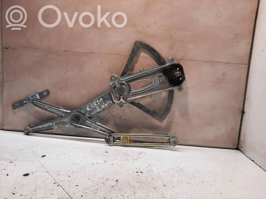 Opel Corsa C Mechaninis priekinio lango pakėlimo mechanizmas 