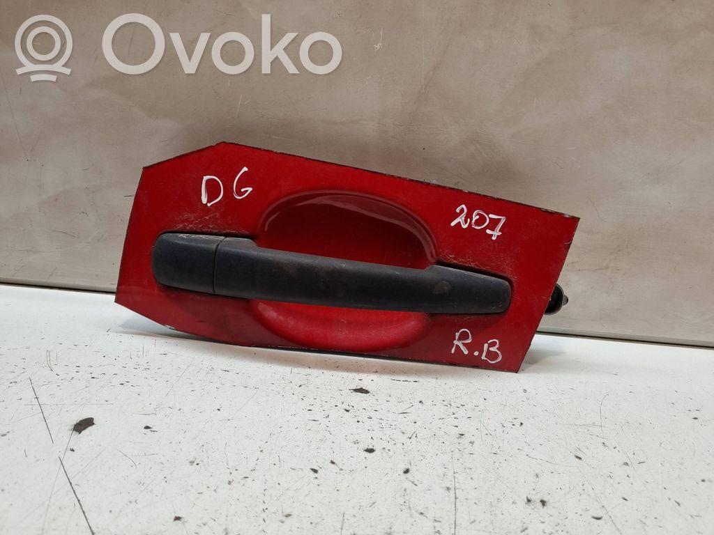 Peugeot 207 Manecilla externa puerta trasera 