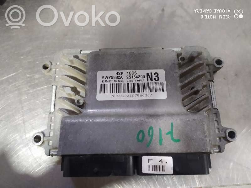 Engine control unit/module   5WY5992A,7160