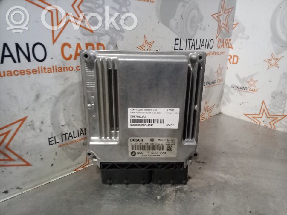 BMW 5 E60 E61 Engine control unit/module 