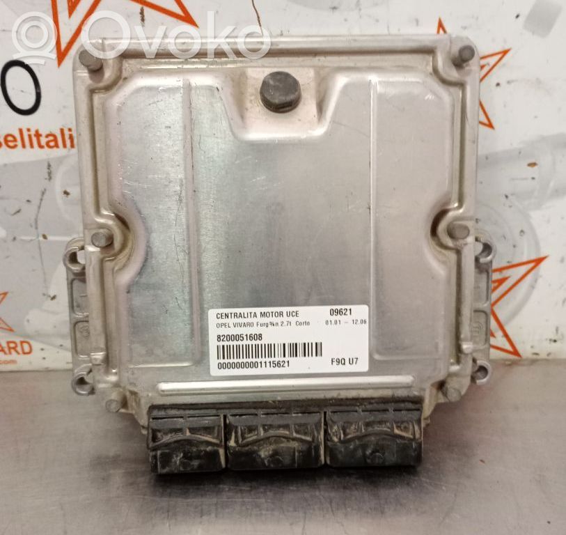 Unidad de control/módulo del motor   8200051608