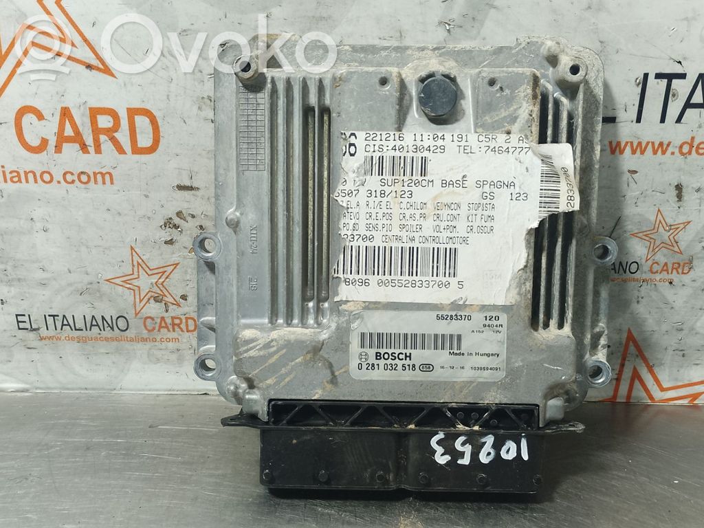 Alfa Romeo Giulietta Engine control unit/module 