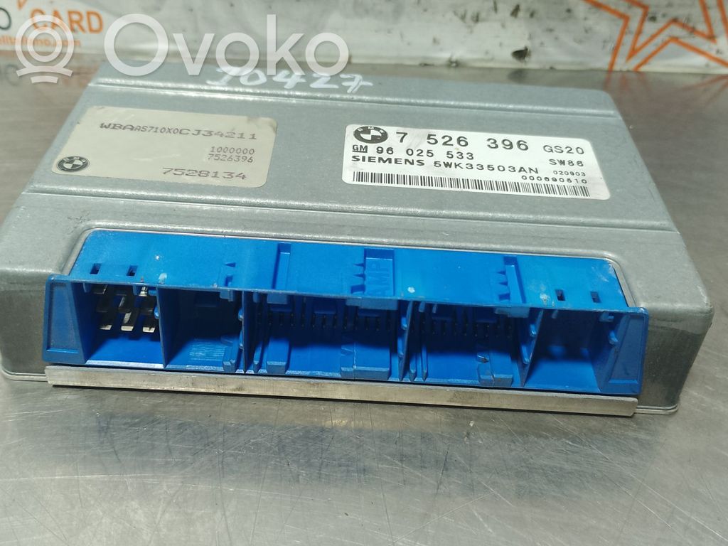 Unidad de control/módulo de la caja de cambios   7526396