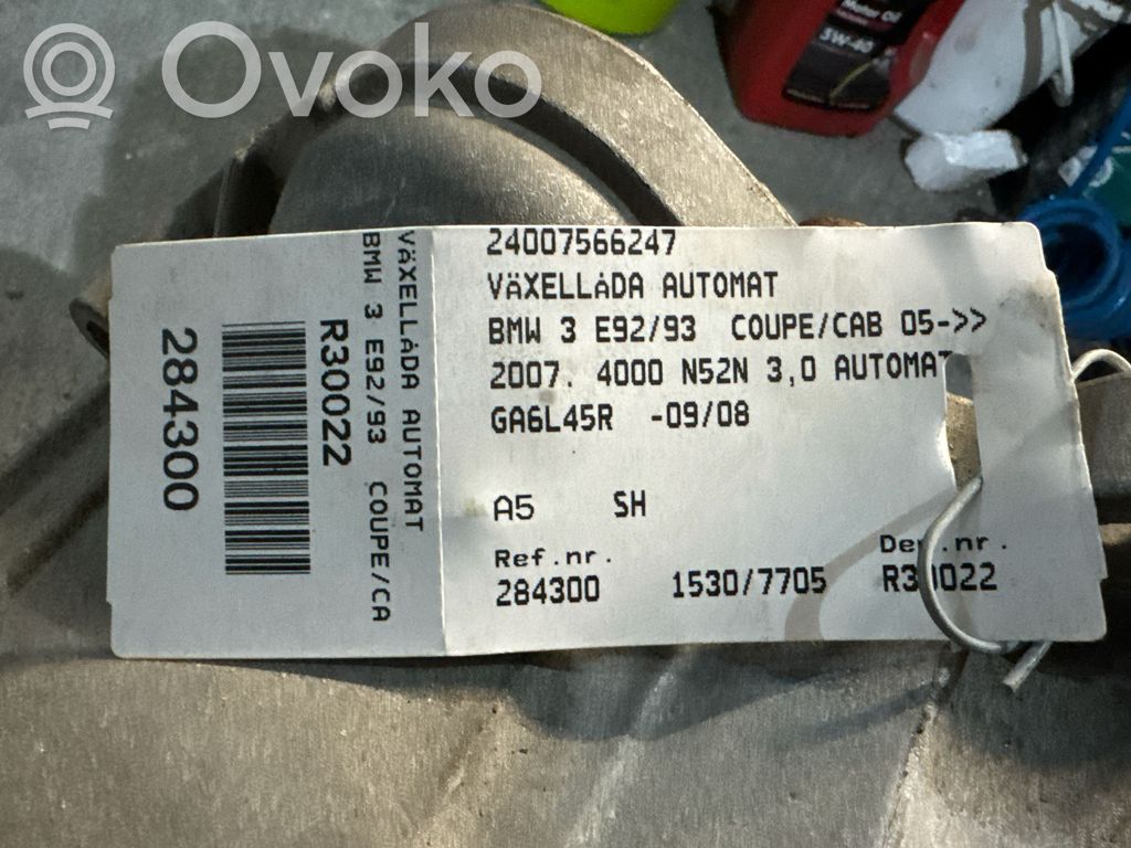 BMW 3 E92 E93 Automatic gearbox 