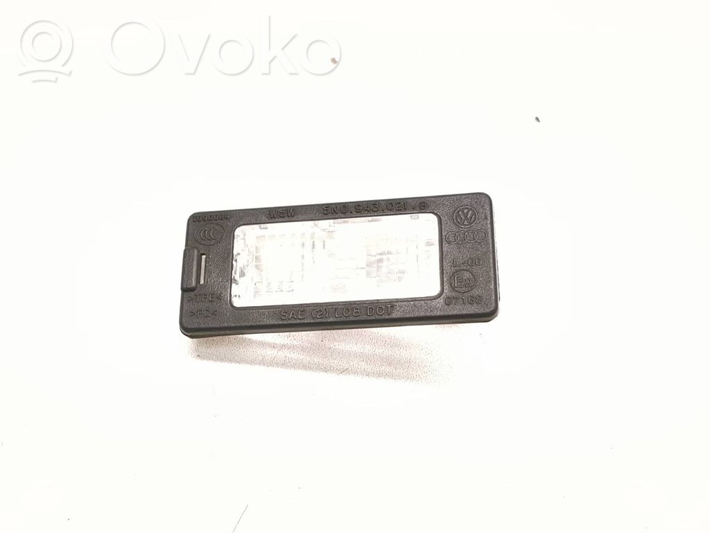 Skoda Octavia Mk3 (5E) Éclairage de plaque d'immatriculation 