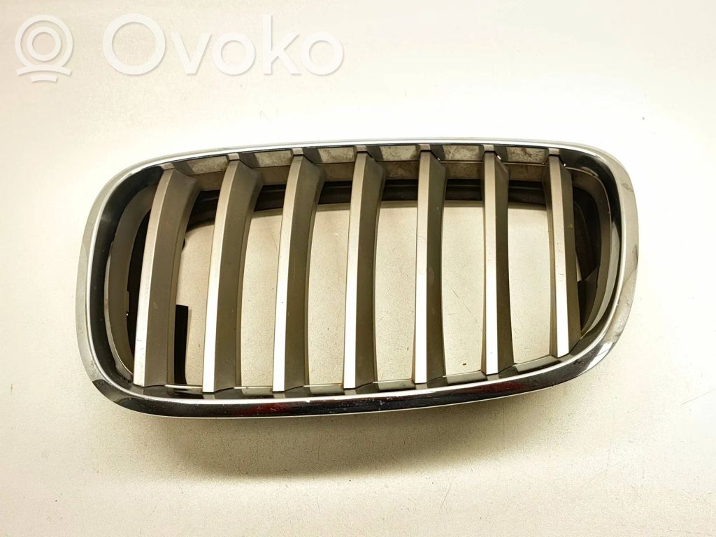 BMW X5 E70 Etupuskurin ylempi jäähdytinsäleikkö 