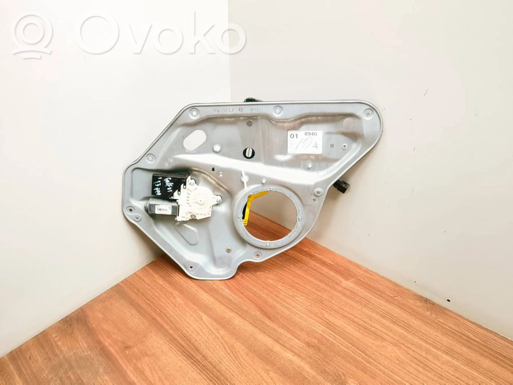 Volkswagen Golf VI Elektryczny podnośnik szyby drzwi tylnych 