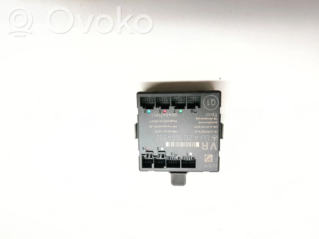 Mercedes-Benz E W212 Door control unit/module 