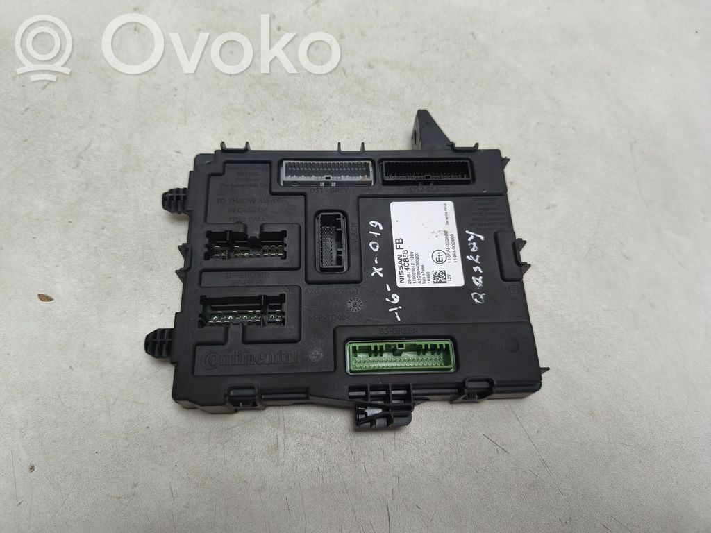 Nissan Qashqai Moduł / Sterownik komfortu 