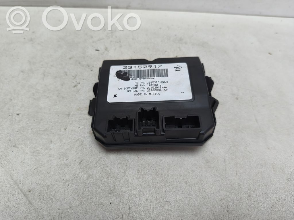 Opel Insignia A Unité de commande / module de hayon 
