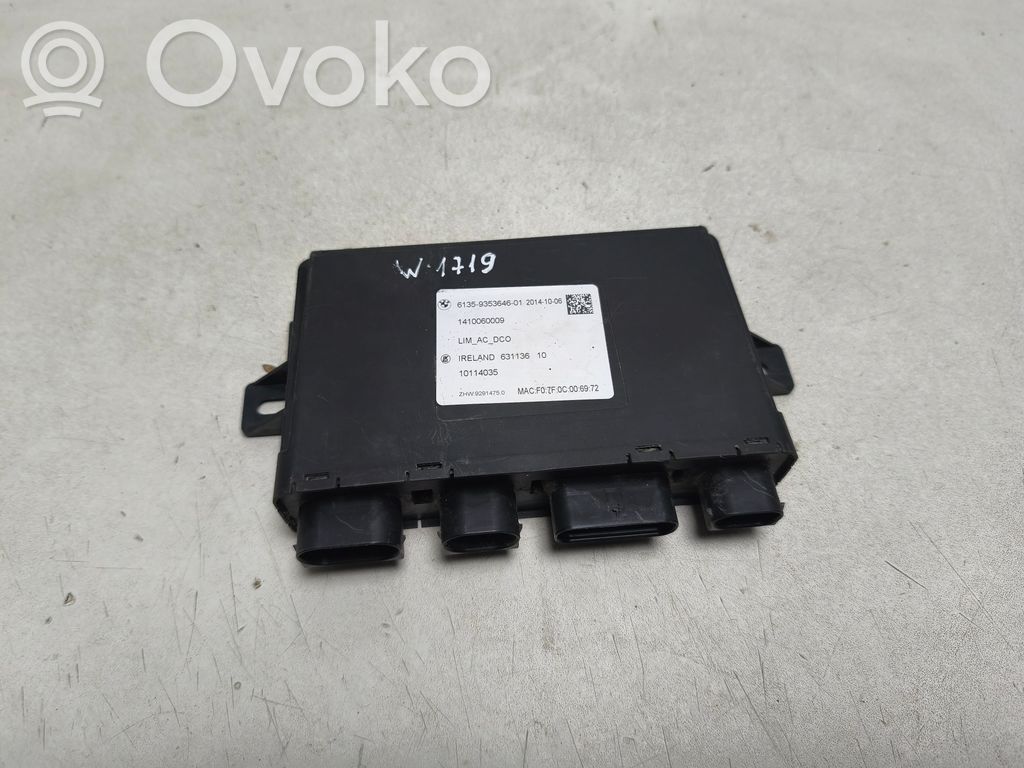 Other control units/modules   9353646,10114035