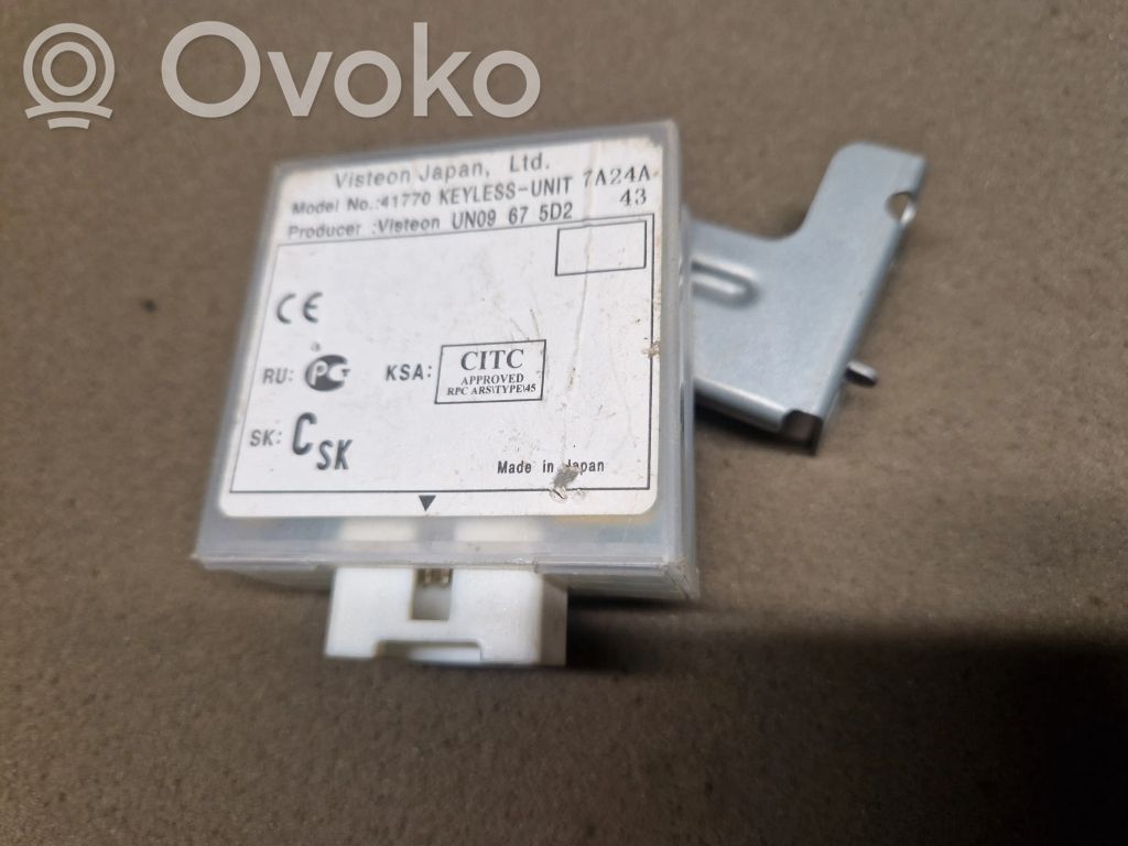 Mazda BT-50 Other control units/modules 