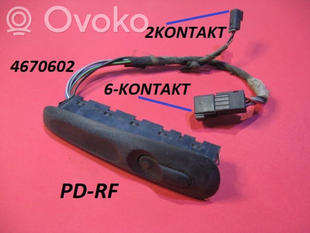 Opel Omega B1 Electric window control switch 