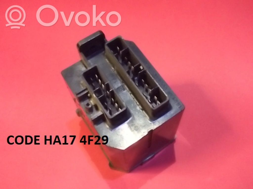 Muut ohjainlaitteet/moduulit   HA17,4F29