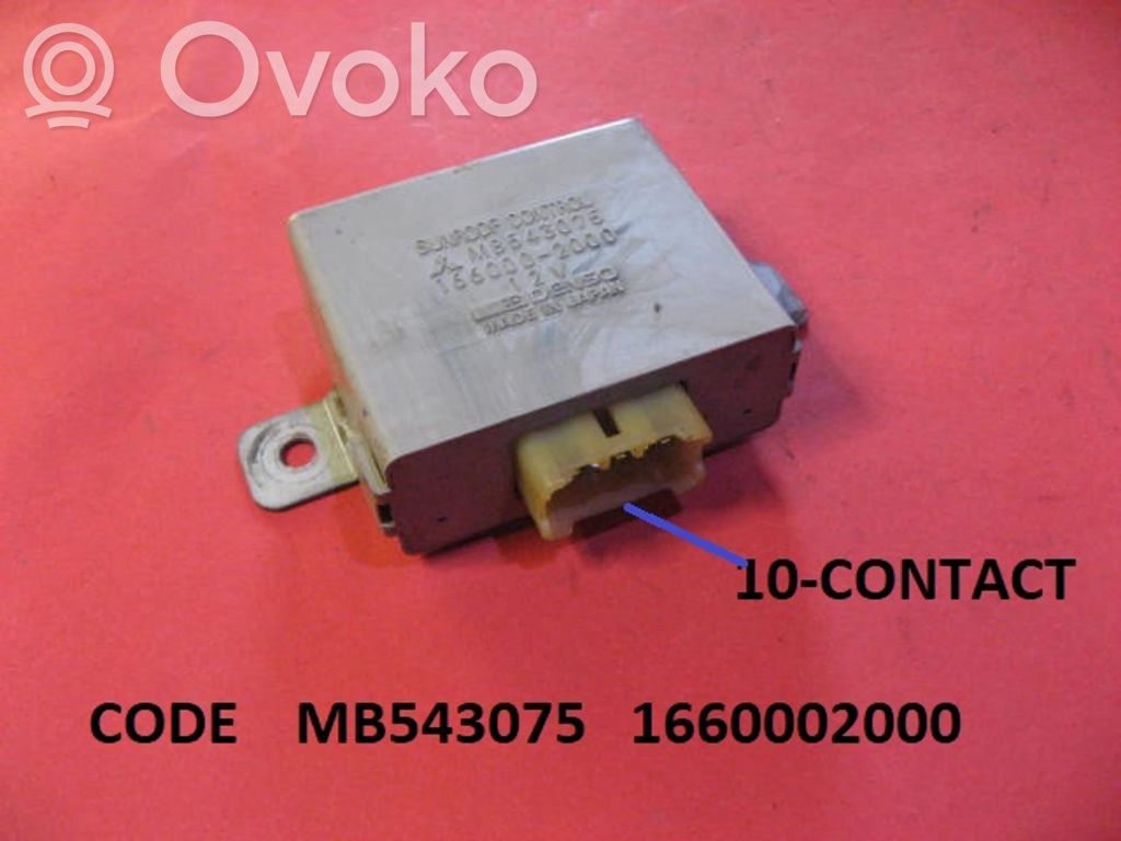 Unité de commande / module de toit ouvrant   MB543075,1660002000
