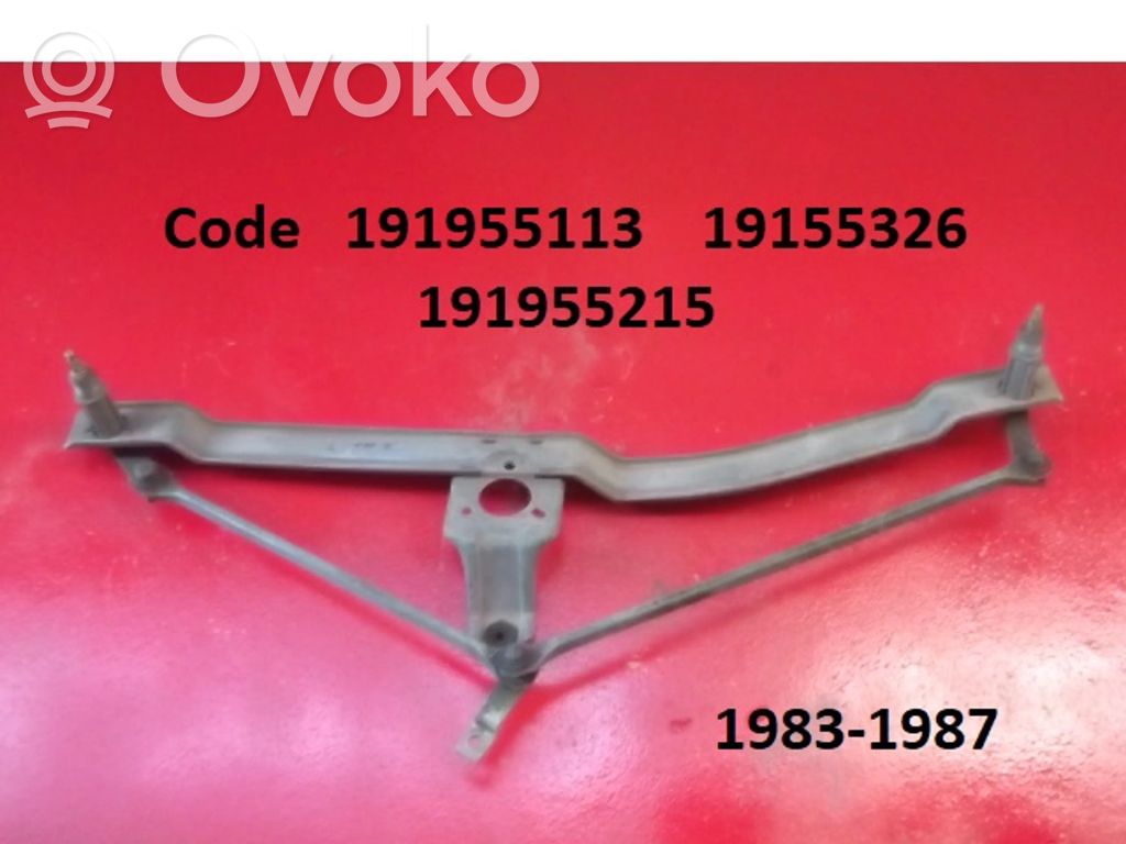 Volkswagen Golf II Mechanizm wycieraczek szyby przedniej / czołowej 