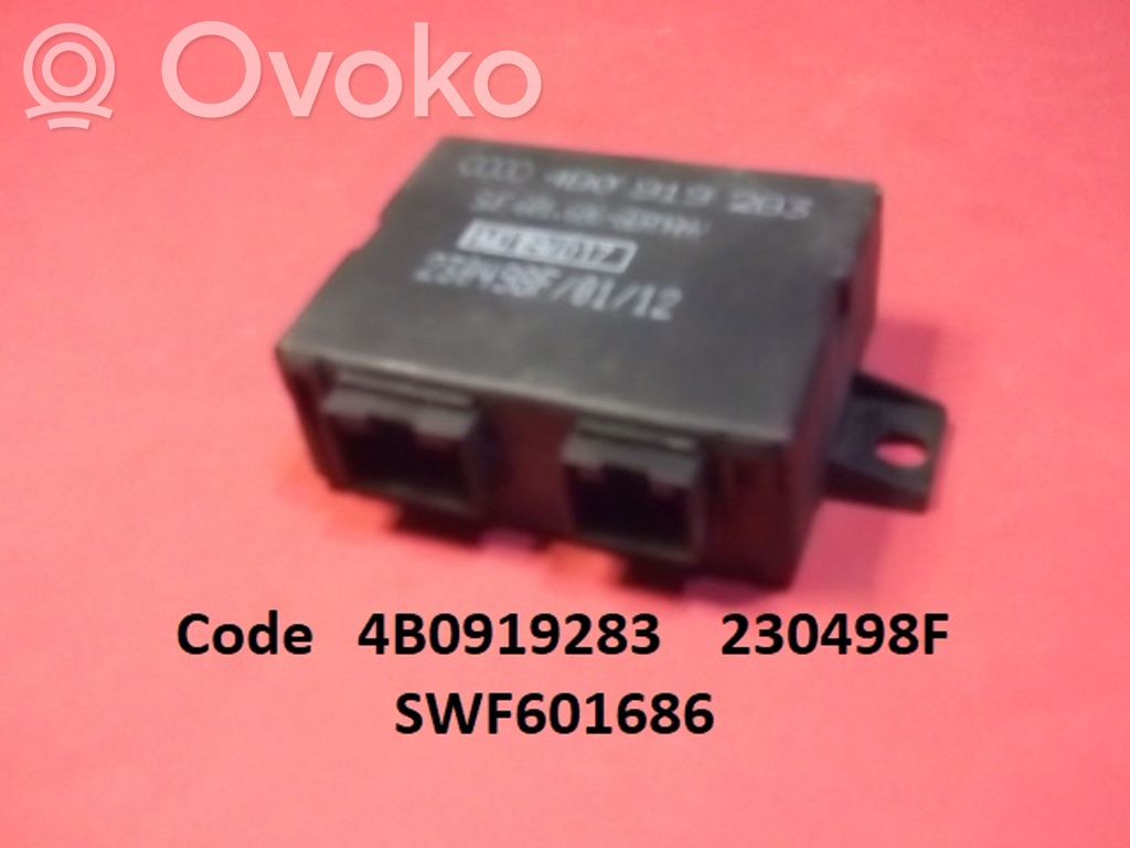 Parking PDC control unit/module   4B0919283,230498F,SWF601686