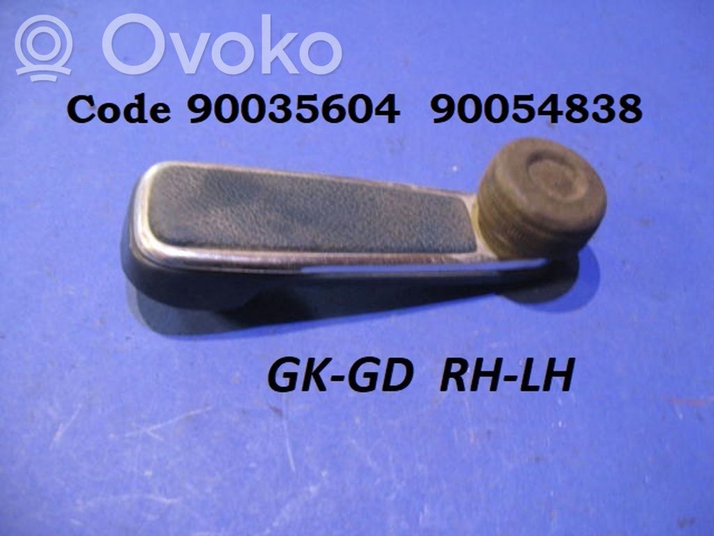 Opel Kadett E Moldura del elevalunas de la puerta trasera 
