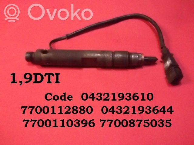 Inyector de combustible   0432193610,7700112880,0432193644,7700110396,7700875035