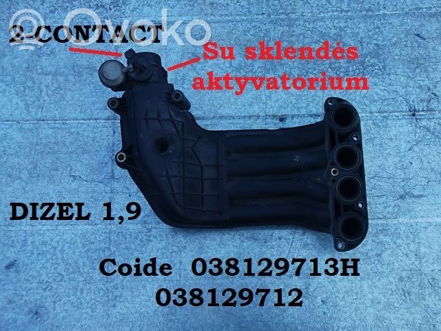Colector de admisión   038129713H,038129712