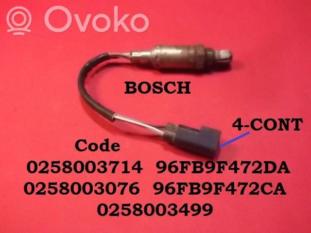 Lambda-anturi   0258003714,96FB9F472DA,0258003076,0258003499,96FB9F472CA