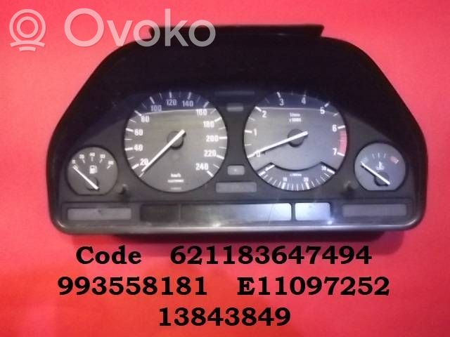 BMW 5 E34 Speedometer (instrument cluster) 