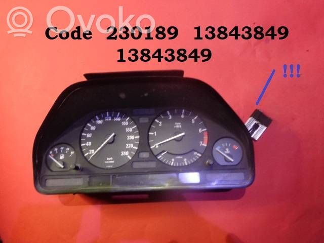 BMW 5 E34 Speedometer (instrument cluster) 