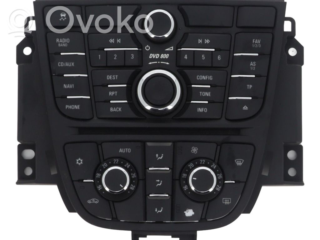 Opel Astra J Climate control unit 