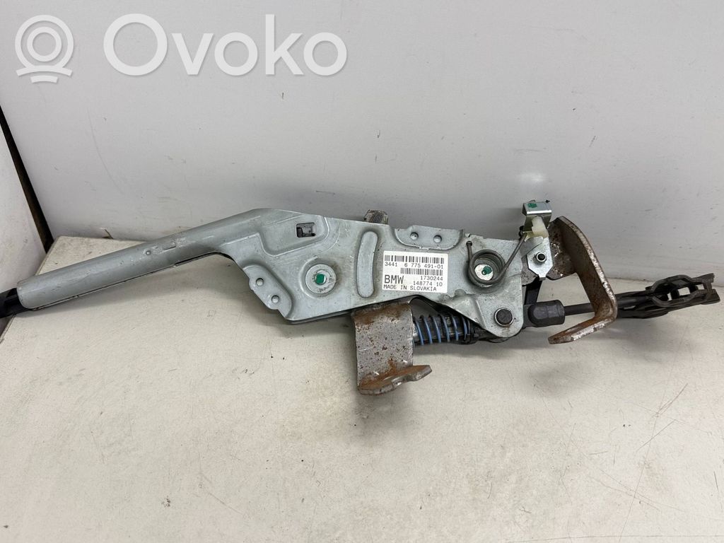 BMW 6 E63 E64 Frein à main / assemblage du levier 