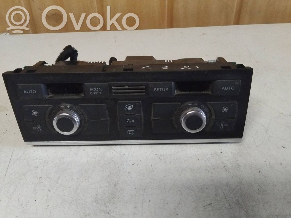 Audi A6 S6 C6 4F Climate control unit 