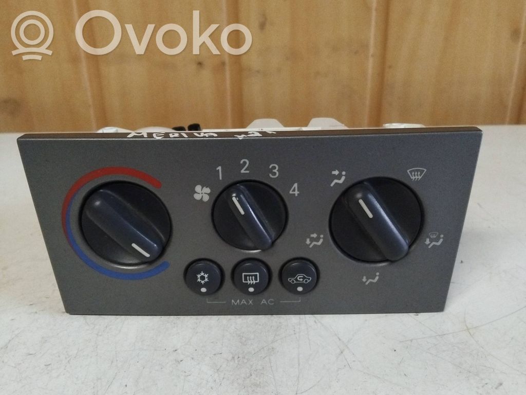 Opel Meriva A Climate control unit 