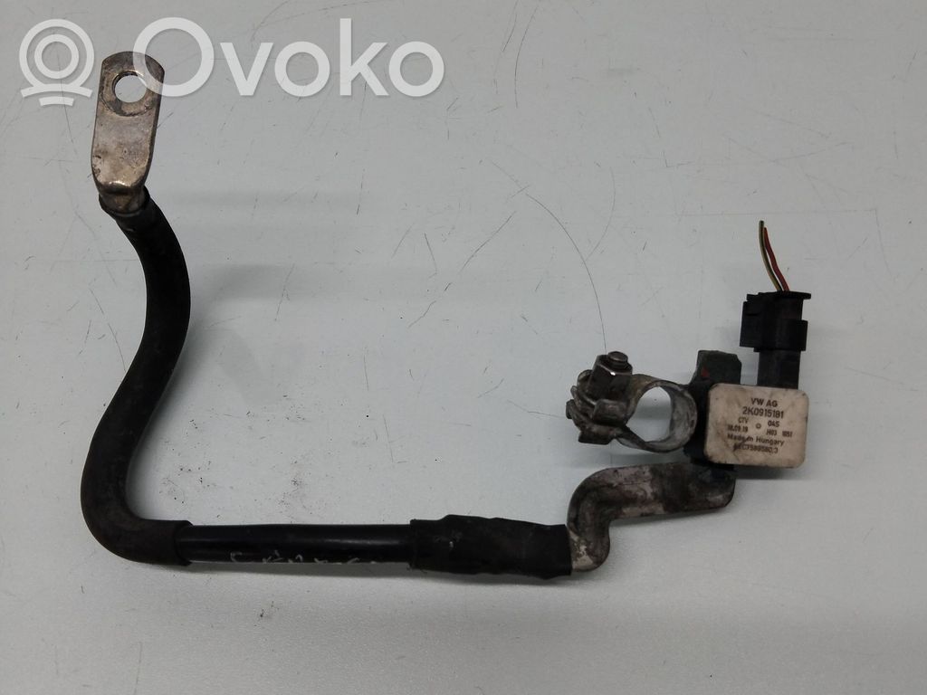 Volkswagen PASSAT B7 Cable negativo de tierra (batería) 