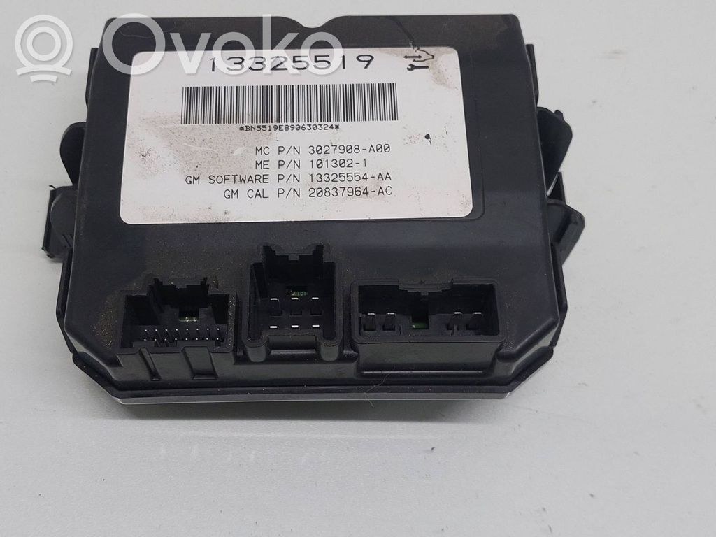 Opel Insignia A Tailgate/trunk control unit/module 