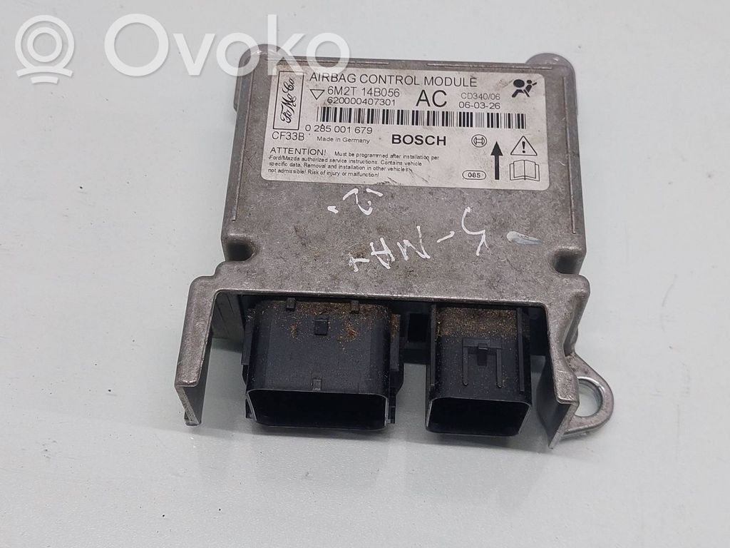 Airbag control unit/module   6M2T14B056,0285001679