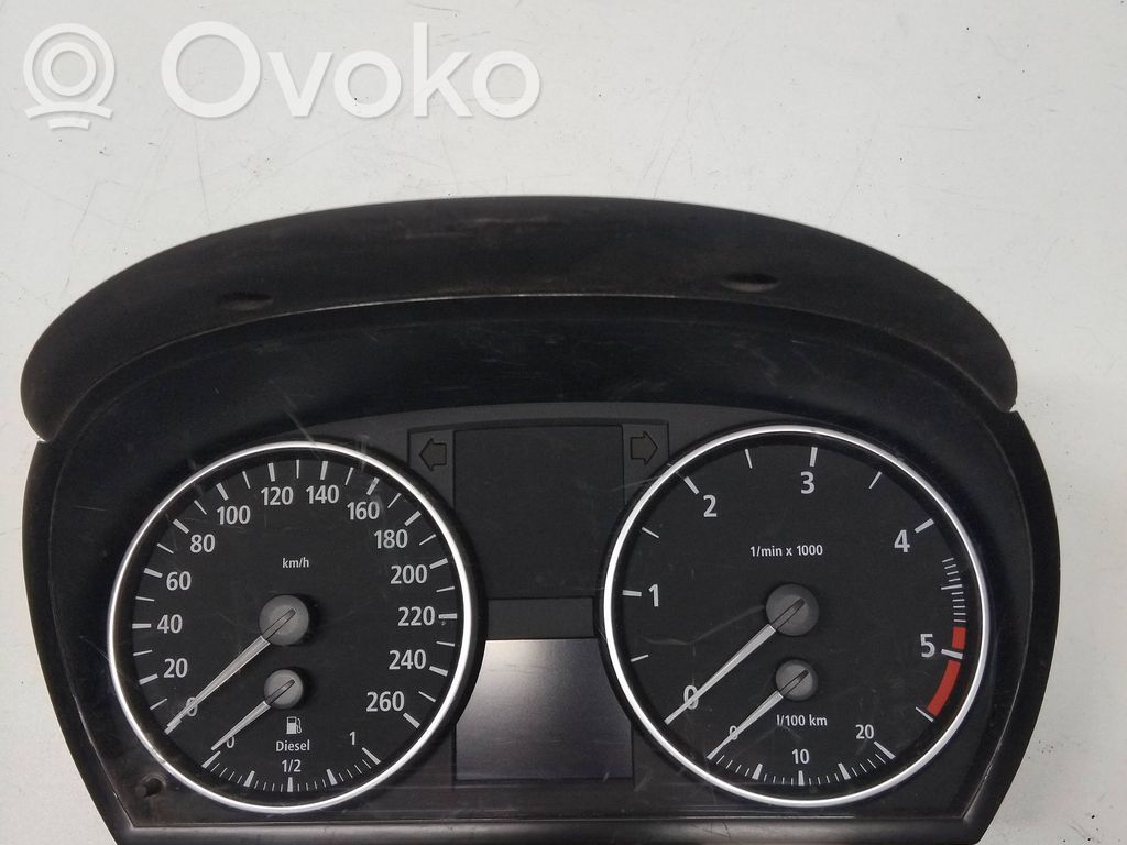 BMW 3 E90 E91 Speedometer (instrument cluster) 