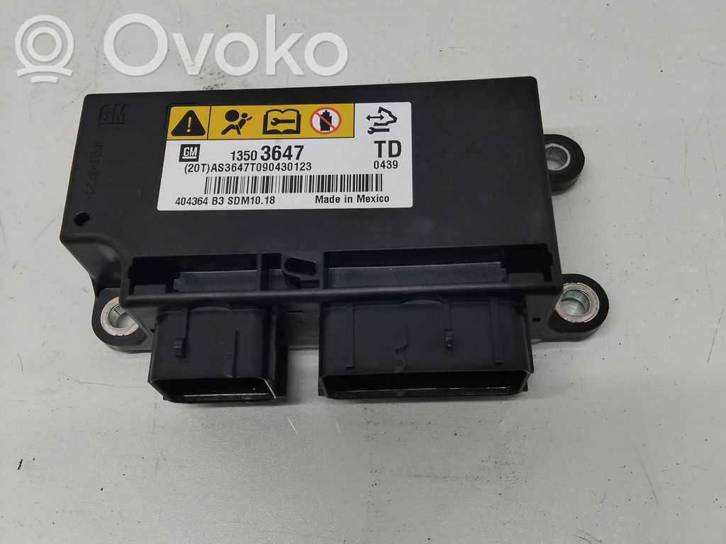 Opel Insignia A Unitate/modul de comandă airbaguri 