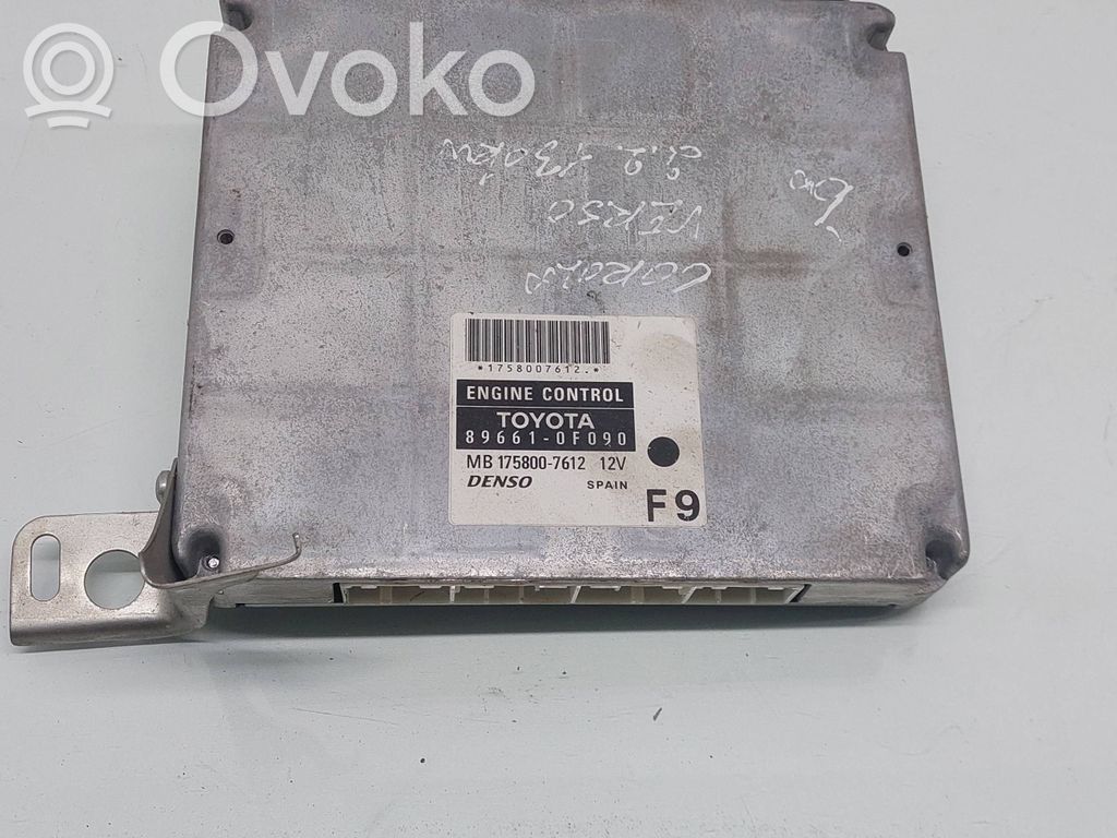 Toyota Avensis T250 Engine control unit/module 