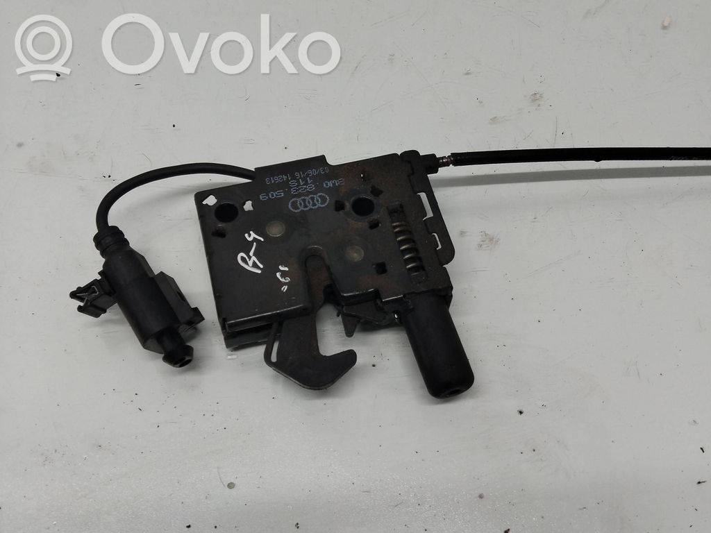 Audi A4 S4 B9 Zamek pokrywy przedniej / maski silnika 