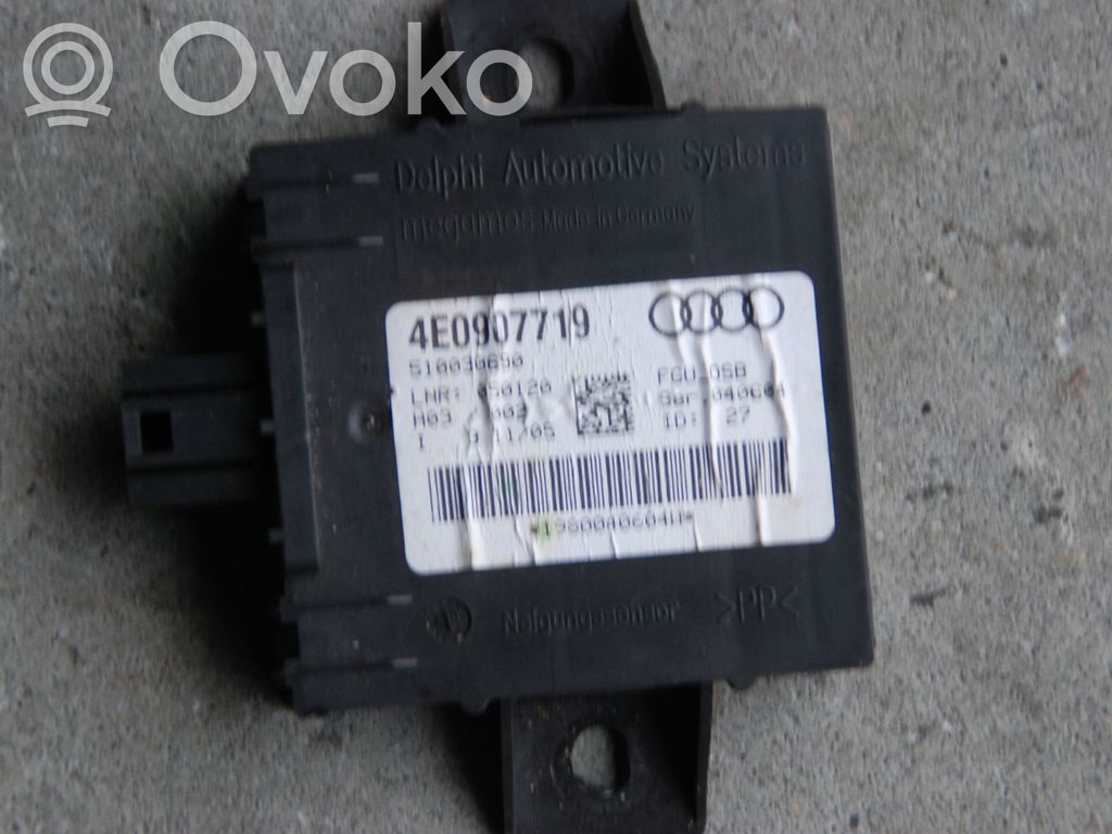 Unidad de control/módulo de alarma   4E0907719,2005R,450KM