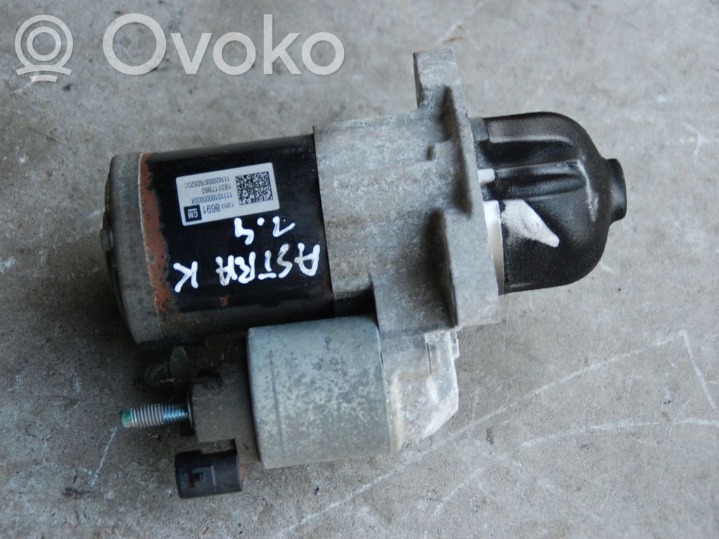 Opel Astra K Motor de arranque 