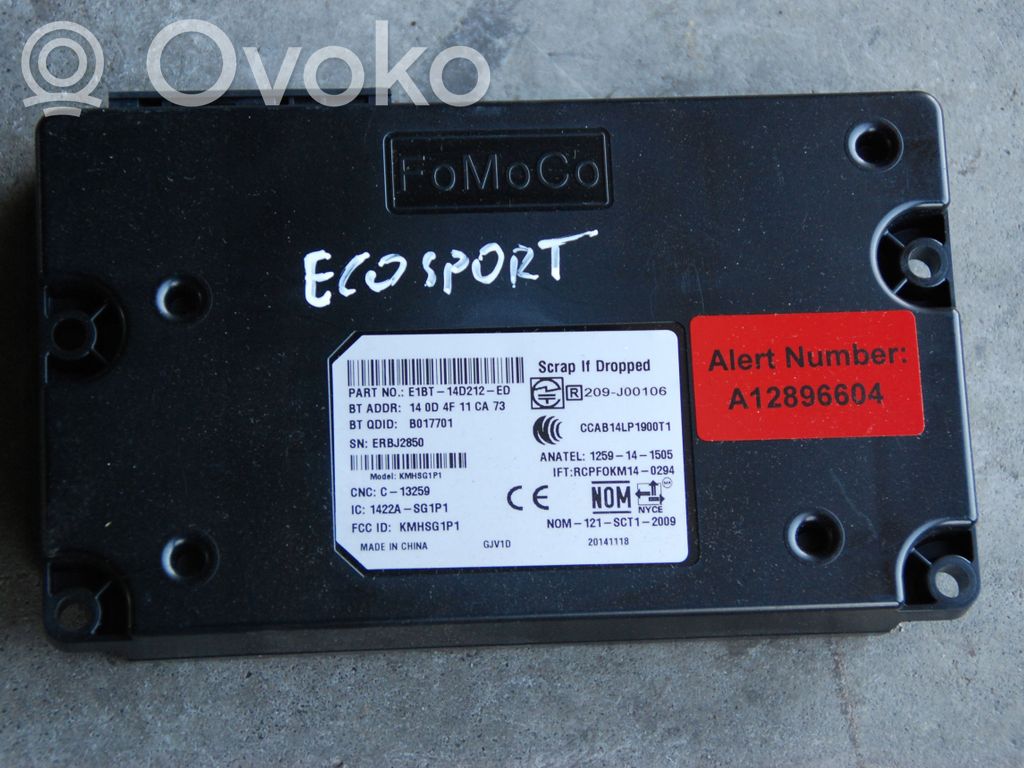 Ford Ecosport Citu veidu vadības bloki / moduļi 