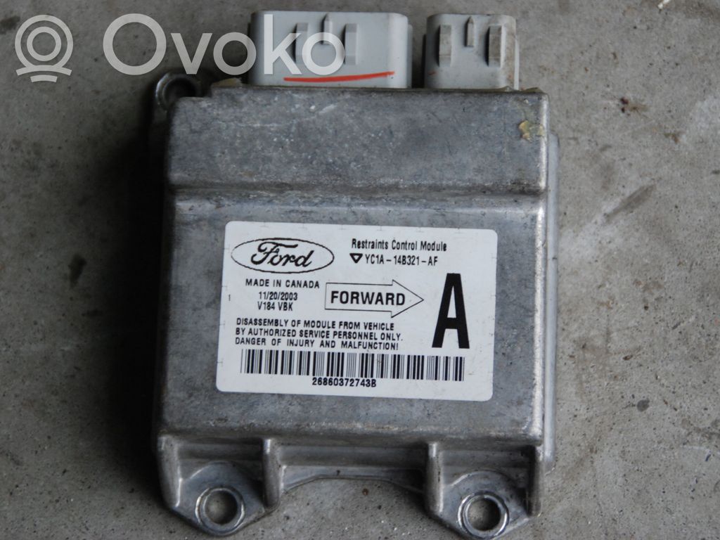 Unidad de control/módulo del Airbag   14B321,2003R