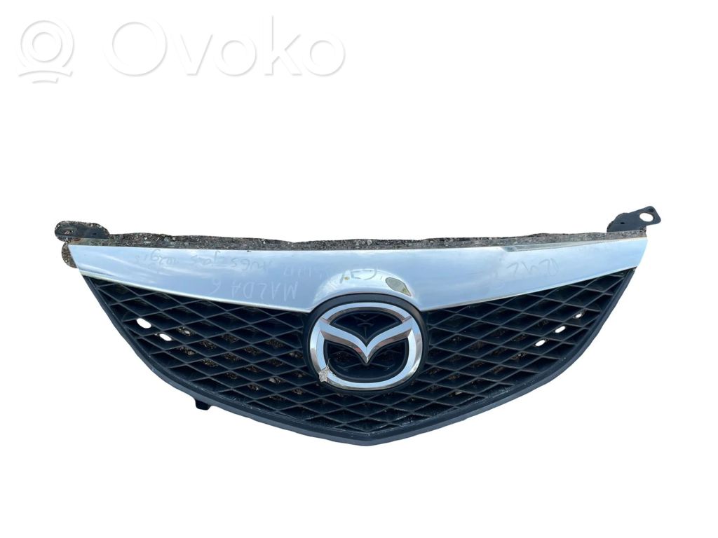 Mazda 6 Etupuskurin ylempi jäähdytinsäleikkö 