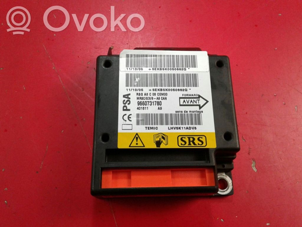 Module de contrôle airbag   9660731780