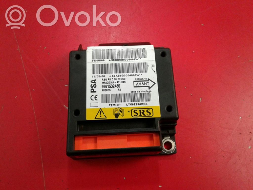 Module de contrôle airbag   9661532480