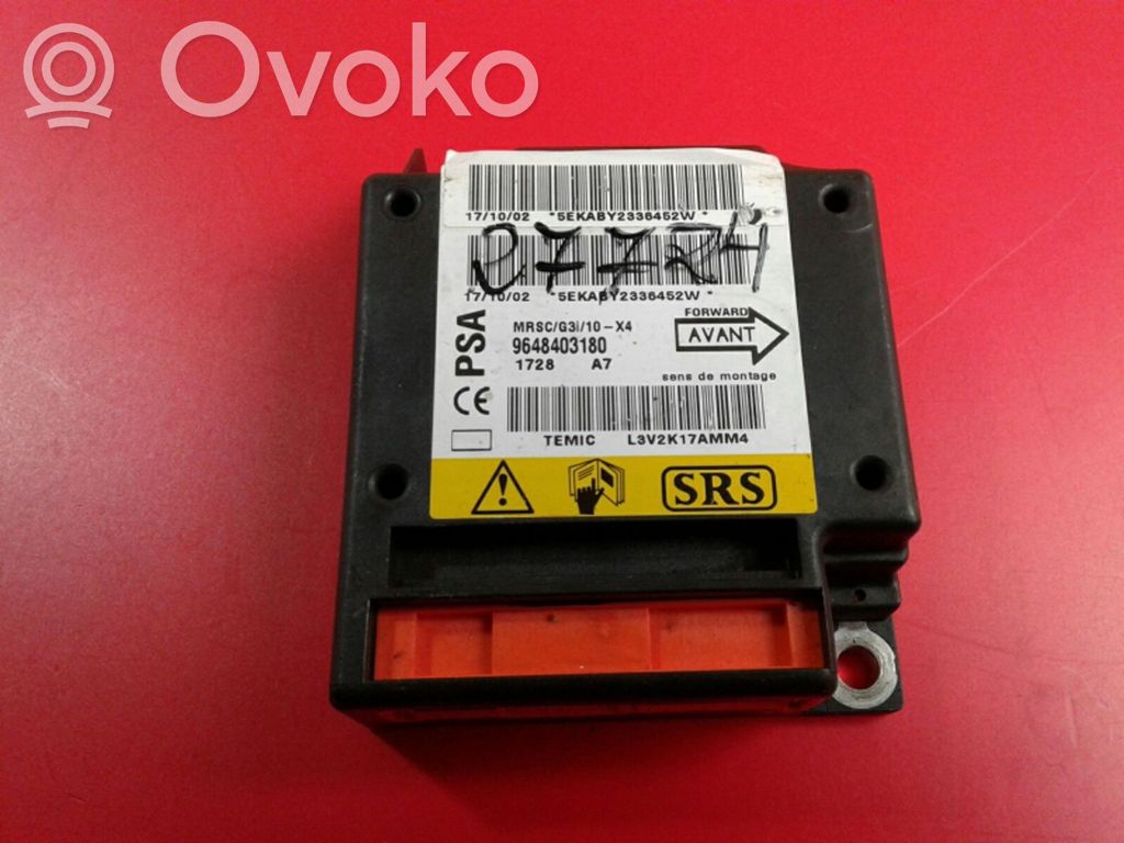 Turvatyynyn ohjainlaite/moduuli   9648403180