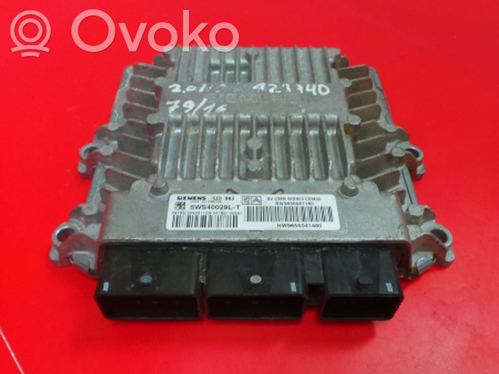 Engine control unit/module   5WS40029L,SIEMENS,SW9656061180