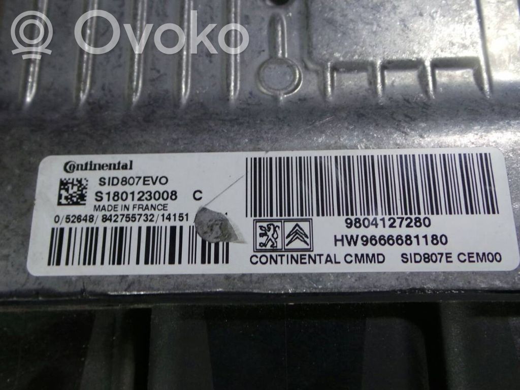 Engine control unit/module   SID807EVO,155816,S180123008C