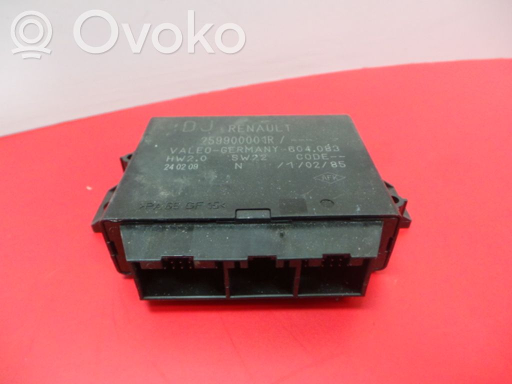 Renault Megane III Pysäköintitutkan (PCD) ohjainlaite/moduuli 