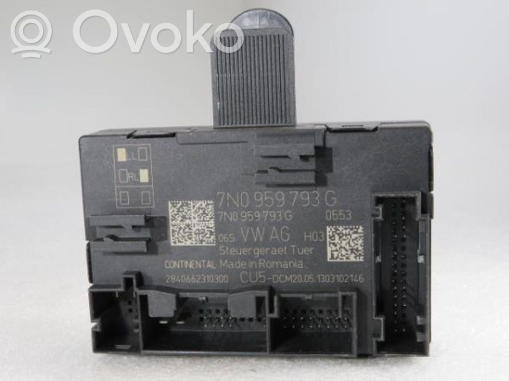 Unité de commande module de porte   7N0959793G,7N0959793G,FRTESQ